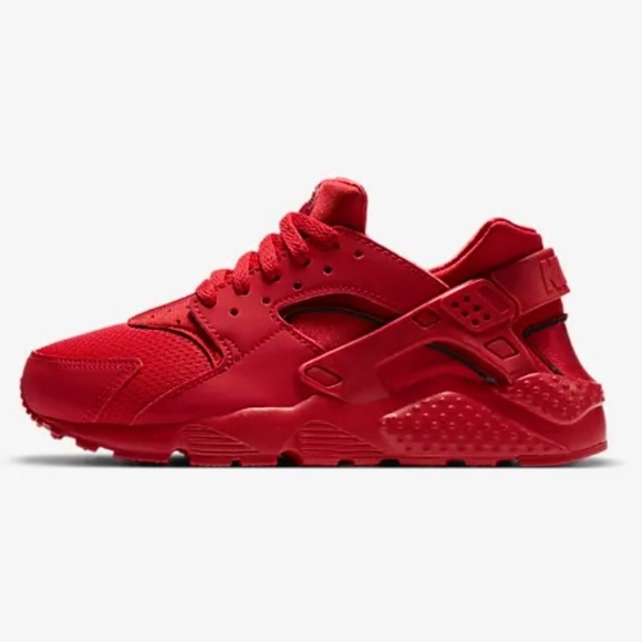 WOMENS/YOUTH, NIKE RED HUARACHE SHOES - Picture 7 of 7